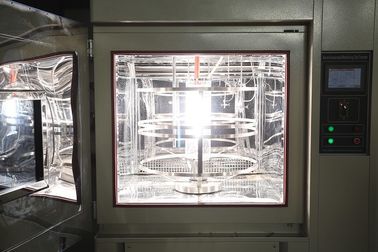 Ruang Tes Xenon yang Dapat Diprogram Xenon Uv Lamp 950 × 950 × 850 Mm Untuk Tahan Luntur Warna
